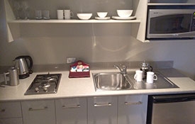 kitchen facilities available in the room