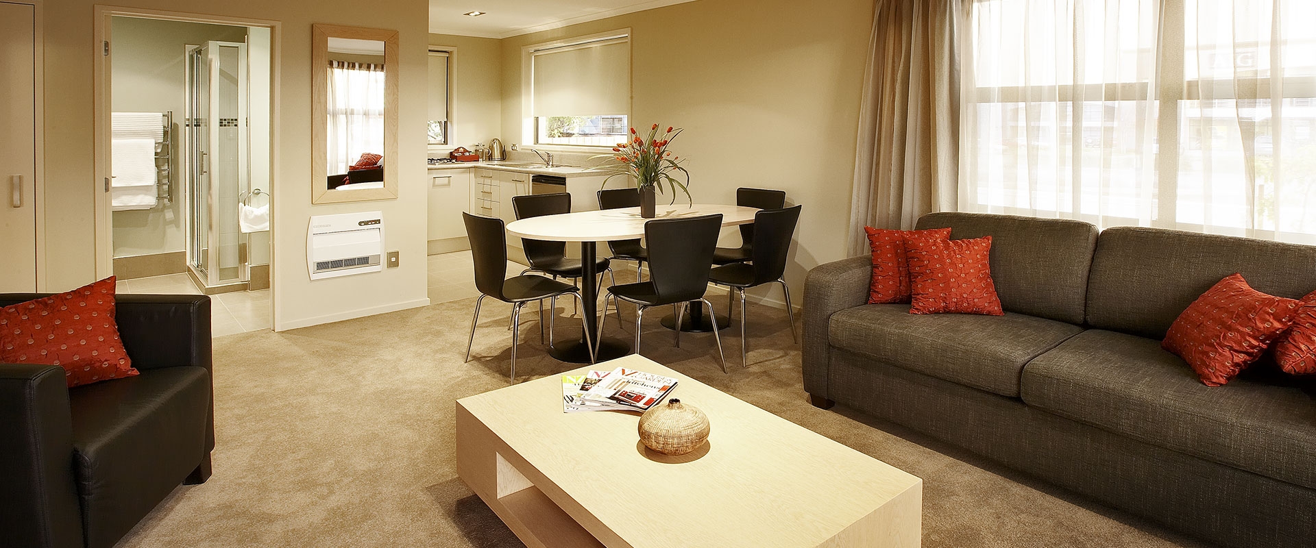 fully furnished modern accommodation in Christchurch